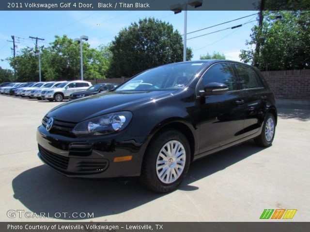 2011 Volkswagen Golf 4 Door in Black