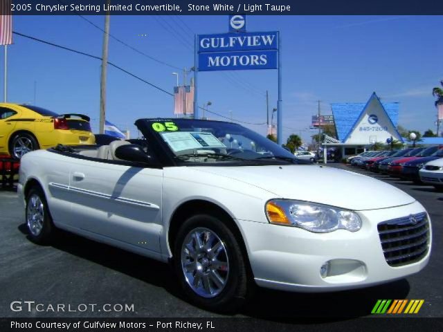 2005 Chrysler Sebring Limited Convertible in Stone White