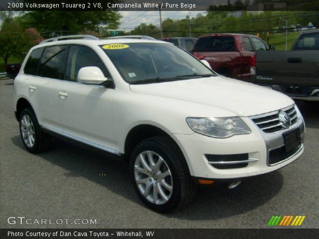 2008 Volkswagen Touareg 2 V8 in Campanella White