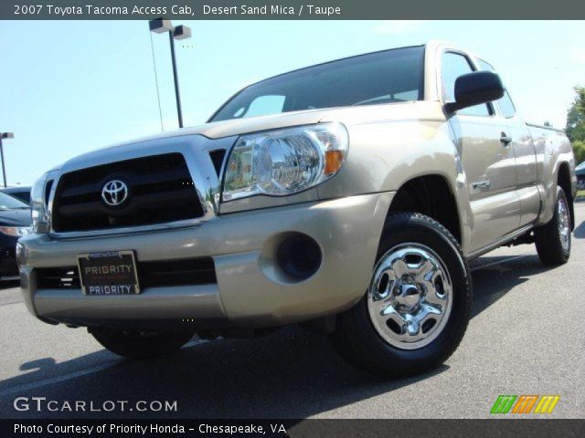 2007 Toyota Tacoma Access Cab in Desert Sand Mica