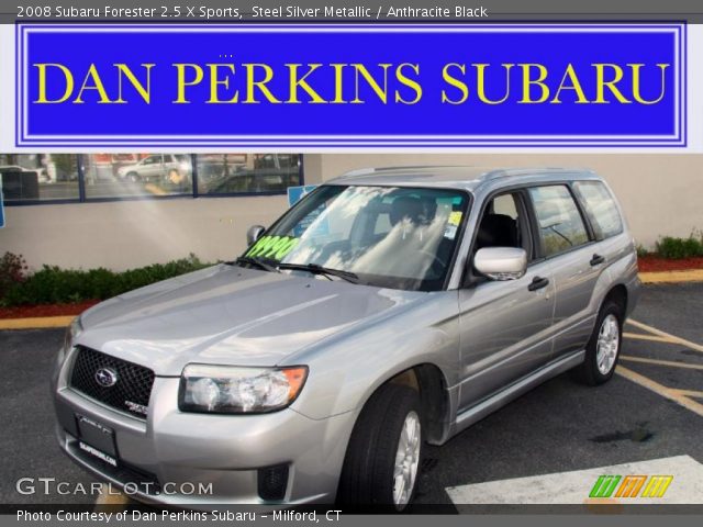 2008 Subaru Forester 2.5 X Sports in Steel Silver Metallic