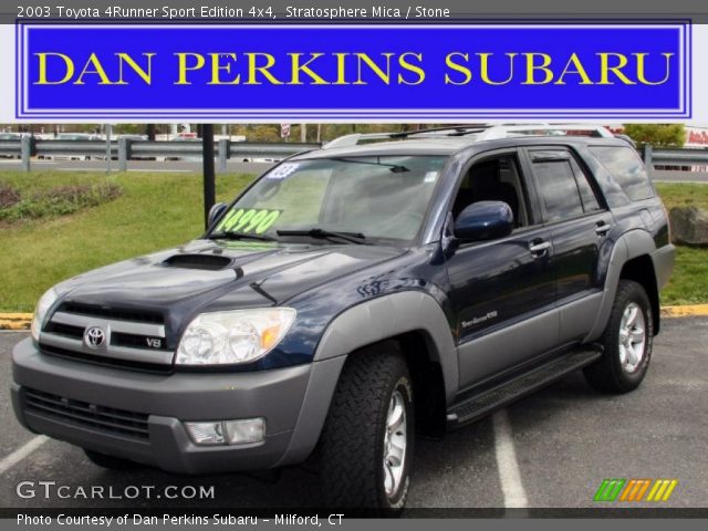 2003 Toyota 4Runner Sport Edition 4x4 in Stratosphere Mica