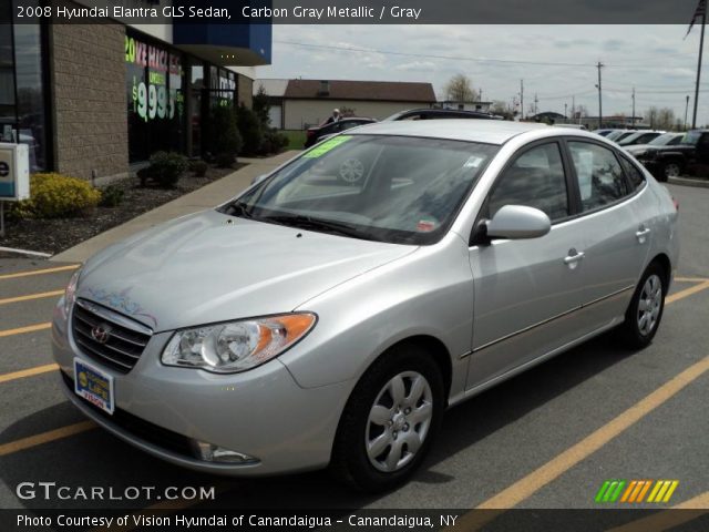 2008 Hyundai Elantra GLS Sedan in Carbon Gray Metallic