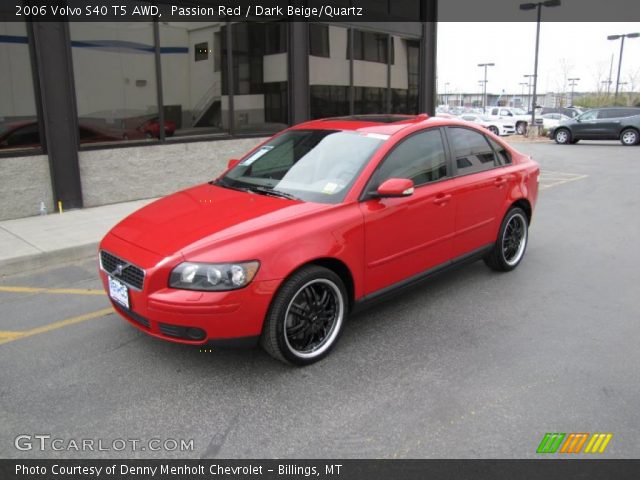 2006 Volvo S40 T5 AWD in Passion Red