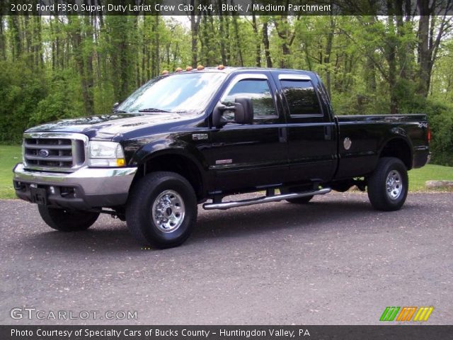 2002 Ford F350 Super Duty Lariat Crew Cab 4x4 in Black