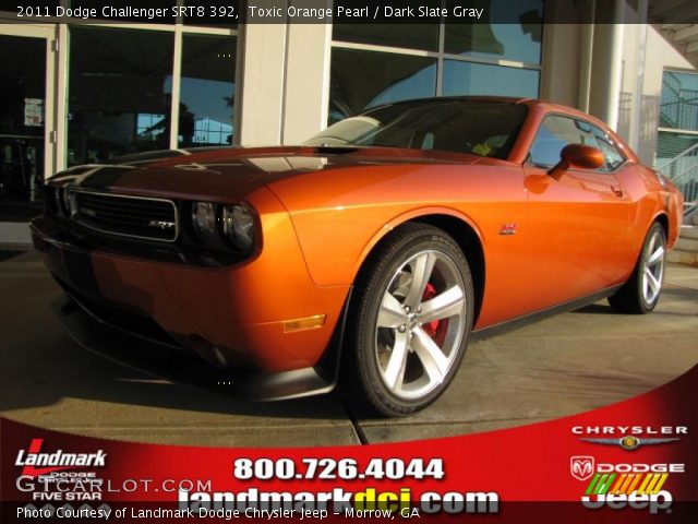 2011 Dodge Challenger SRT8 392 in Toxic Orange Pearl