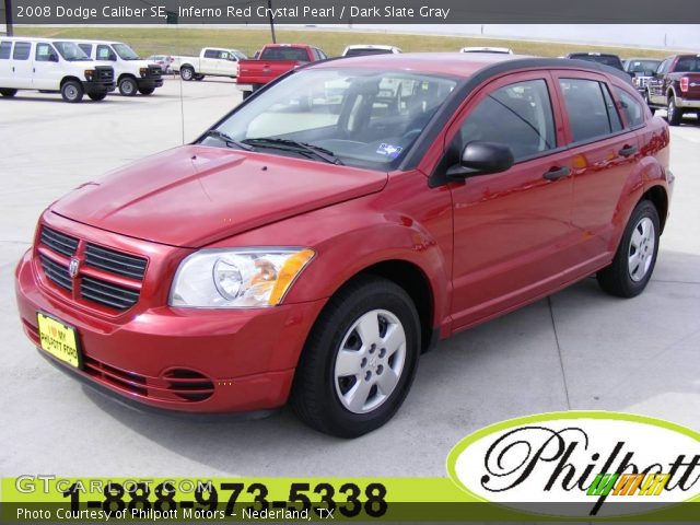 2008 Dodge Caliber SE in Inferno Red Crystal Pearl