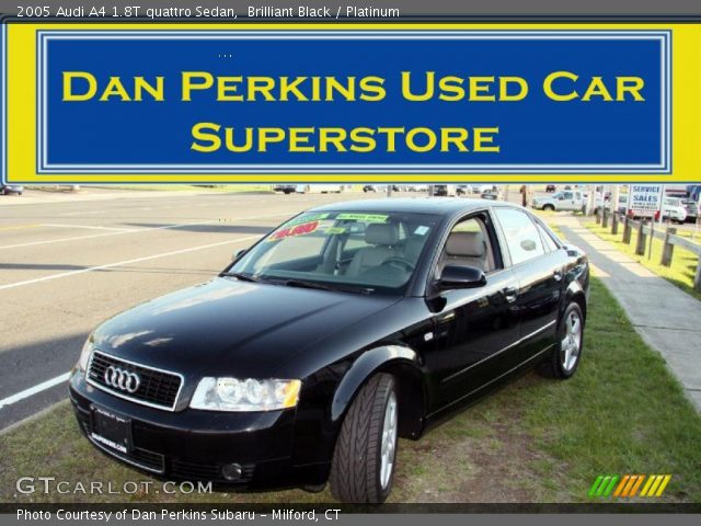 2005 Audi A4 1.8T quattro Sedan in Brilliant Black