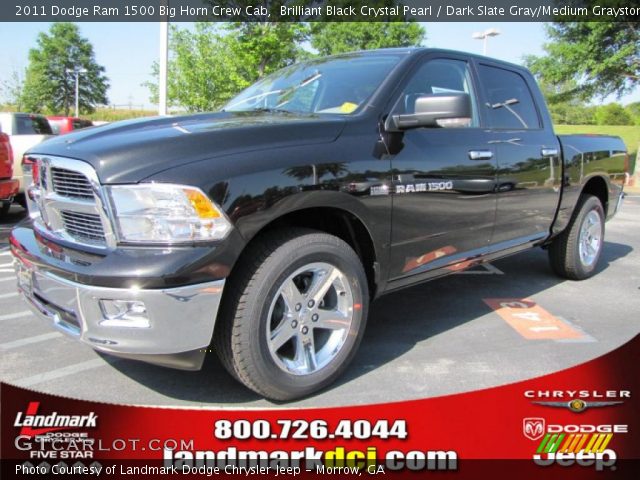 2011 Dodge Ram 1500 Big Horn Crew Cab in Brilliant Black Crystal Pearl