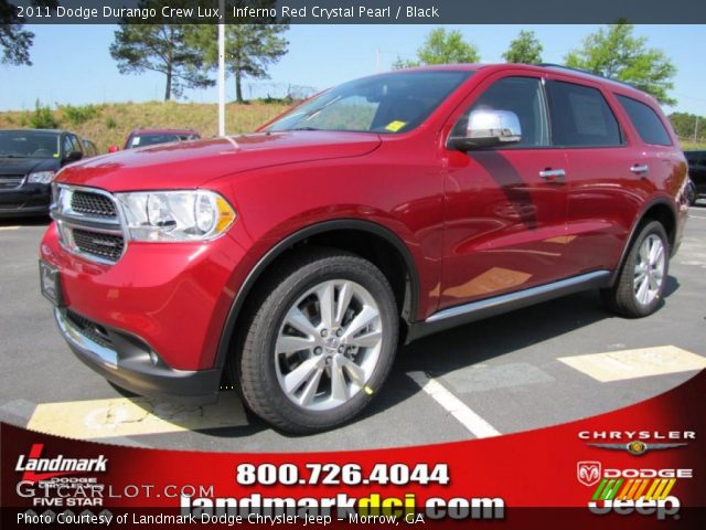2011 Dodge Durango Crew Lux in Inferno Red Crystal Pearl