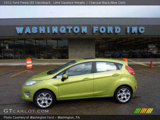 2011 Ford Fiesta SES Hatchback in Lime Squeeze Metallic