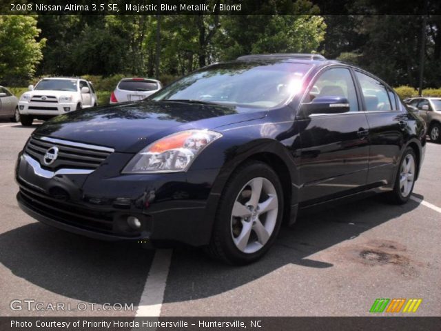 2008 Nissan Altima 3.5 SE in Majestic Blue Metallic