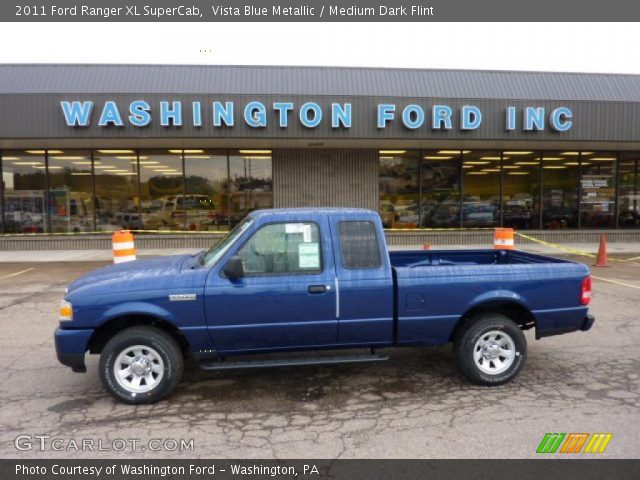 2011 Ford Ranger XL SuperCab in Vista Blue Metallic