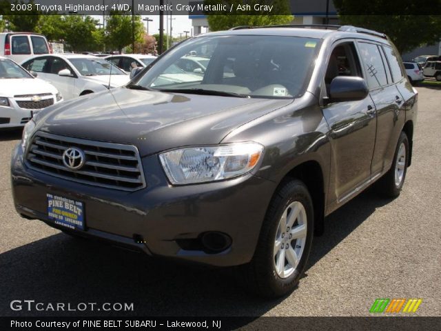 2008 Toyota Highlander 4WD in Magnetic Gray Metallic