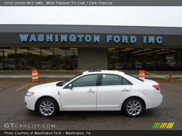 2010 Lincoln MKZ AWD in White Platinum Tri-Coat