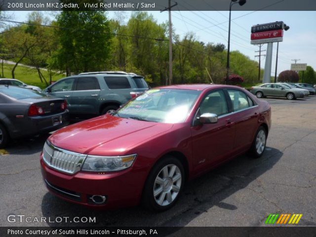 2008 Lincoln MKZ Sedan in Vivid Red Metallic
