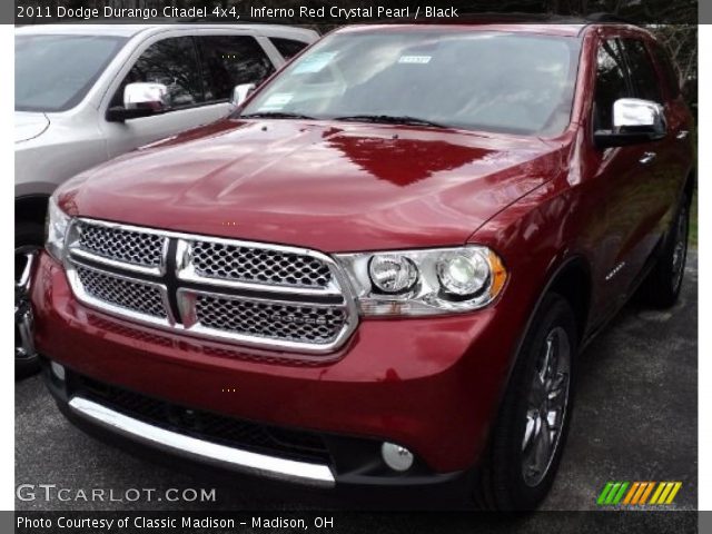 2011 Dodge Durango Citadel 4x4 in Inferno Red Crystal Pearl