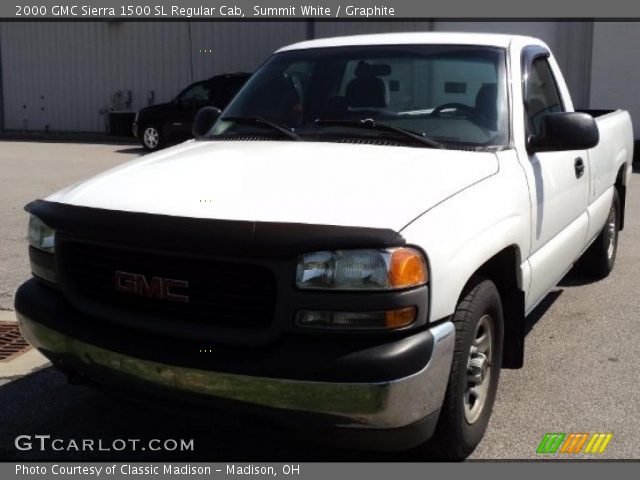 2000 GMC Sierra 1500 SL Regular Cab in Summit White