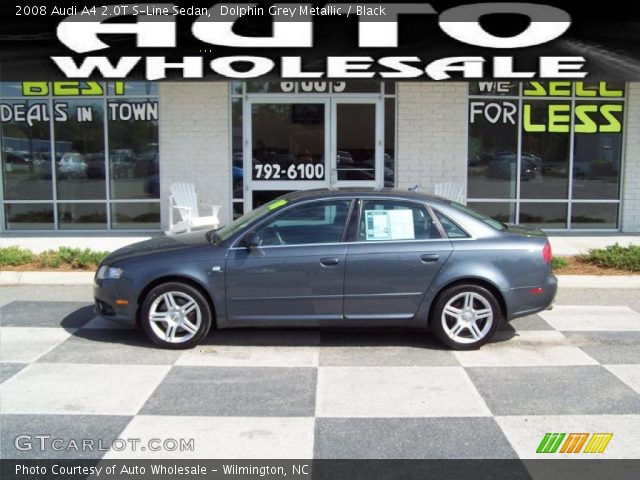 2008 Audi A4 2.0T S-Line Sedan in Dolphin Grey Metallic