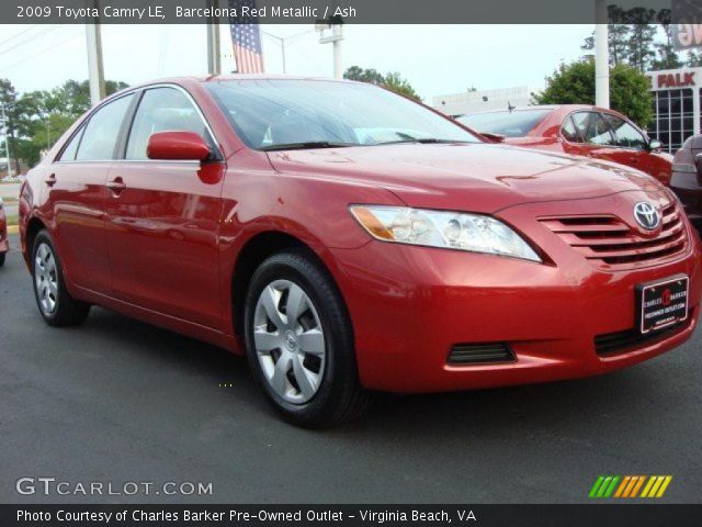 2009 Toyota Camry LE in Barcelona Red Metallic