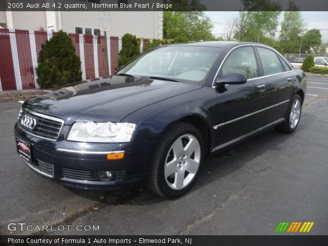 2005 Audi A8 4.2 quattro in Northern Blue Pearl