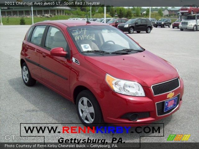 2011 Chevrolet Aveo Aveo5 LT in Sport Red