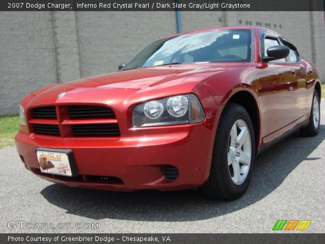 2007 Dodge Charger  in Inferno Red Crystal Pearl