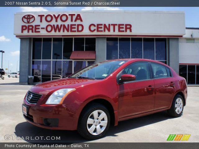 2007 Nissan Sentra 2.0 S in Sonoma Sunset Red