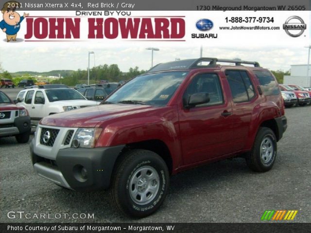 2011 Nissan Xterra X 4x4 in Red Brick