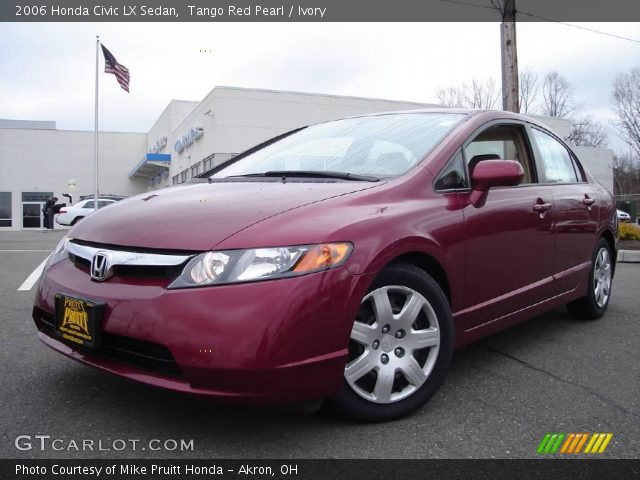 2006 Honda civic lx tango red pearl #6