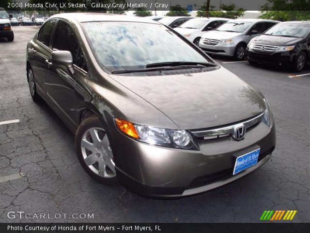 2008 Honda Civic LX Sedan in Galaxy Gray Metallic