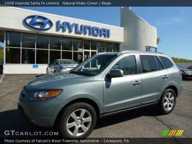 2008 Hyundai Santa Fe Limited in Natural Khaki Green