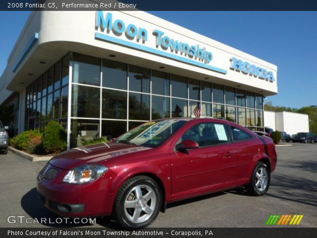 2008 Pontiac G5  in Performance Red