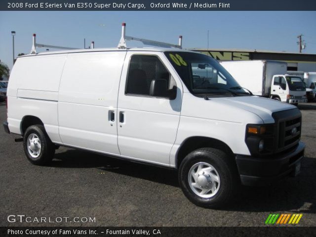 2008 Ford E Series Van E350 Super Duty Cargo in Oxford White