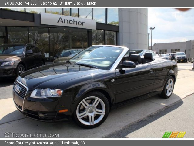 2008 Audi A4 2.0T Cabriolet in Brilliant Black