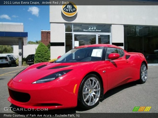 2011 Lotus Evora Coupe in Ardent Red