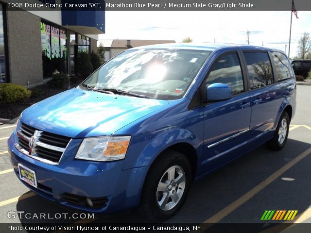 2008 Dodge Grand Caravan SXT in Marathon Blue Pearl