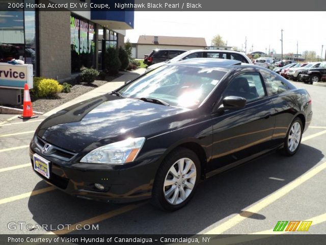 2006 Honda Accord EX V6 Coupe in Nighthawk Black Pearl