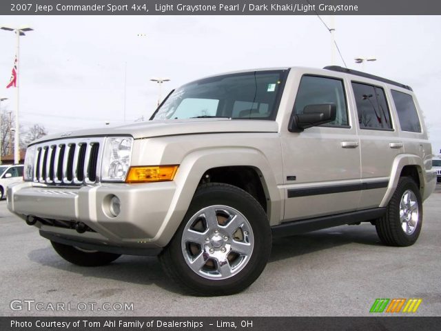 2007 Jeep Commander Sport 4x4 in Light Graystone Pearl