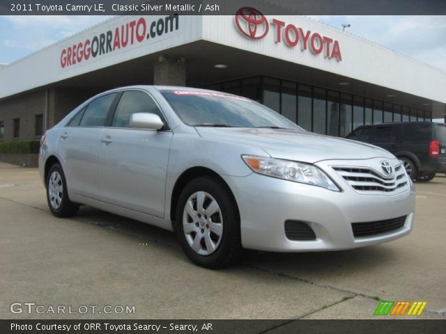 2011 Toyota Camry LE in Classic Silver Metallic