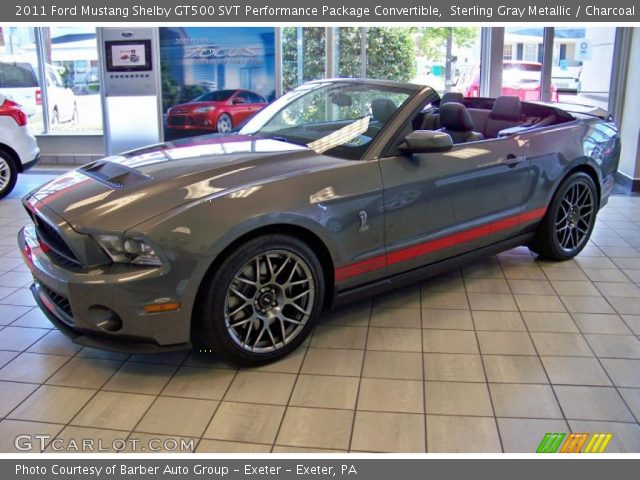 2011 Ford Mustang Shelby GT500 SVT Performance Package Convertible in Sterling Gray Metallic