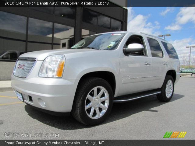 2010 GMC Yukon Denali AWD in Pure Silver Metallic