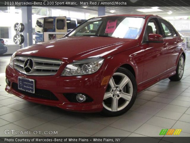 2010 Mercedes-Benz C 300 Sport 4Matic in Mars Red