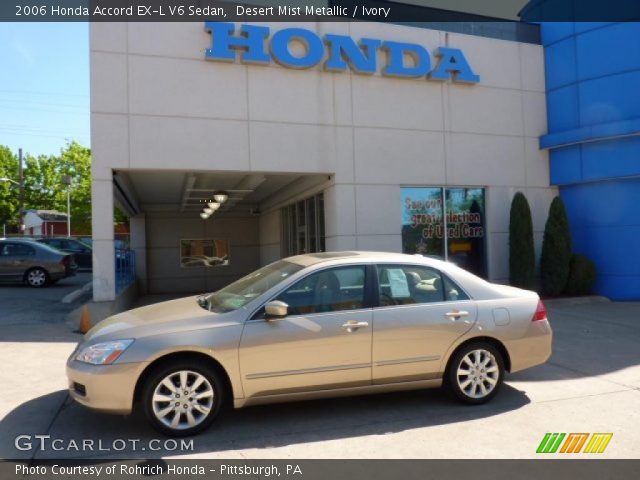 2006 Honda Accord EX-L V6 Sedan in Desert Mist Metallic