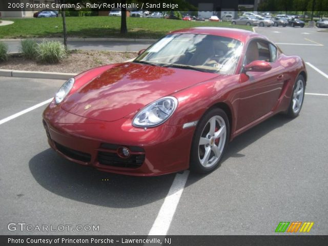 2008 Porsche Cayman S in Ruby Red Metallic