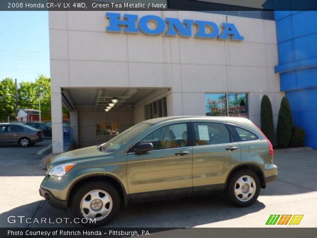 2008 Honda CR-V LX 4WD in Green Tea Metallic