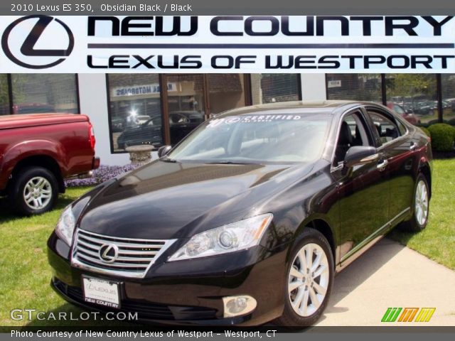 2010 Lexus ES 350 in Obsidian Black