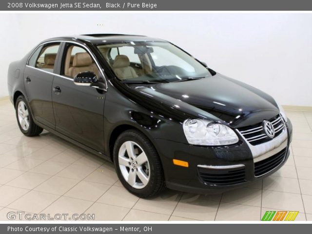 2008 Volkswagen Jetta SE Sedan in Black