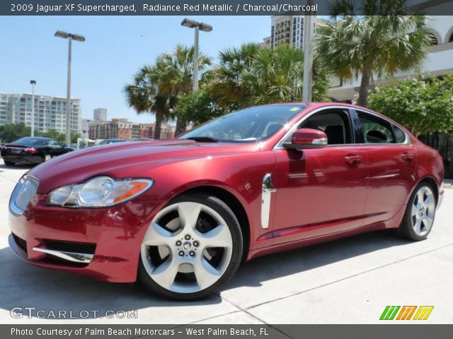 2009 Jaguar XF Supercharged in Radiance Red Metallic
