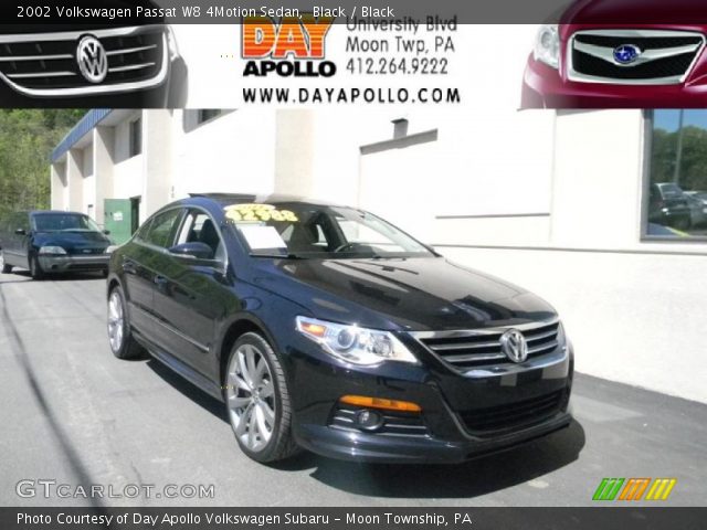 2002 Volkswagen Passat W8 4Motion Sedan in Black